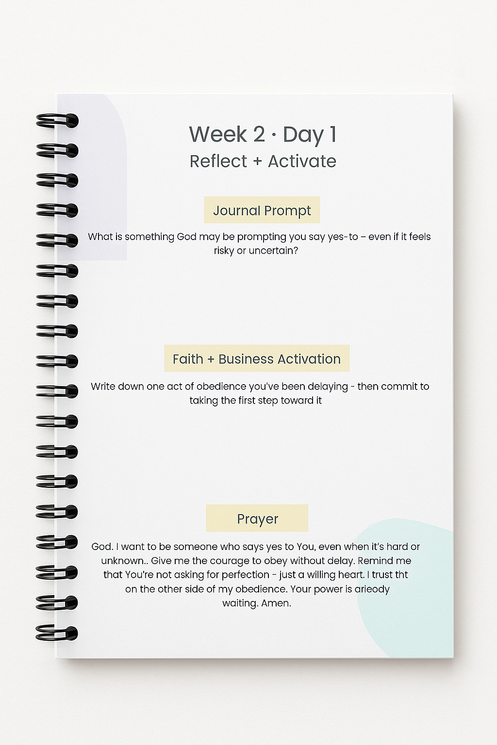 🔖 [PRE-ORDER] Faith-Fueled Bundle: Bible Study + Companion Journal (Spiral-Bound Set)