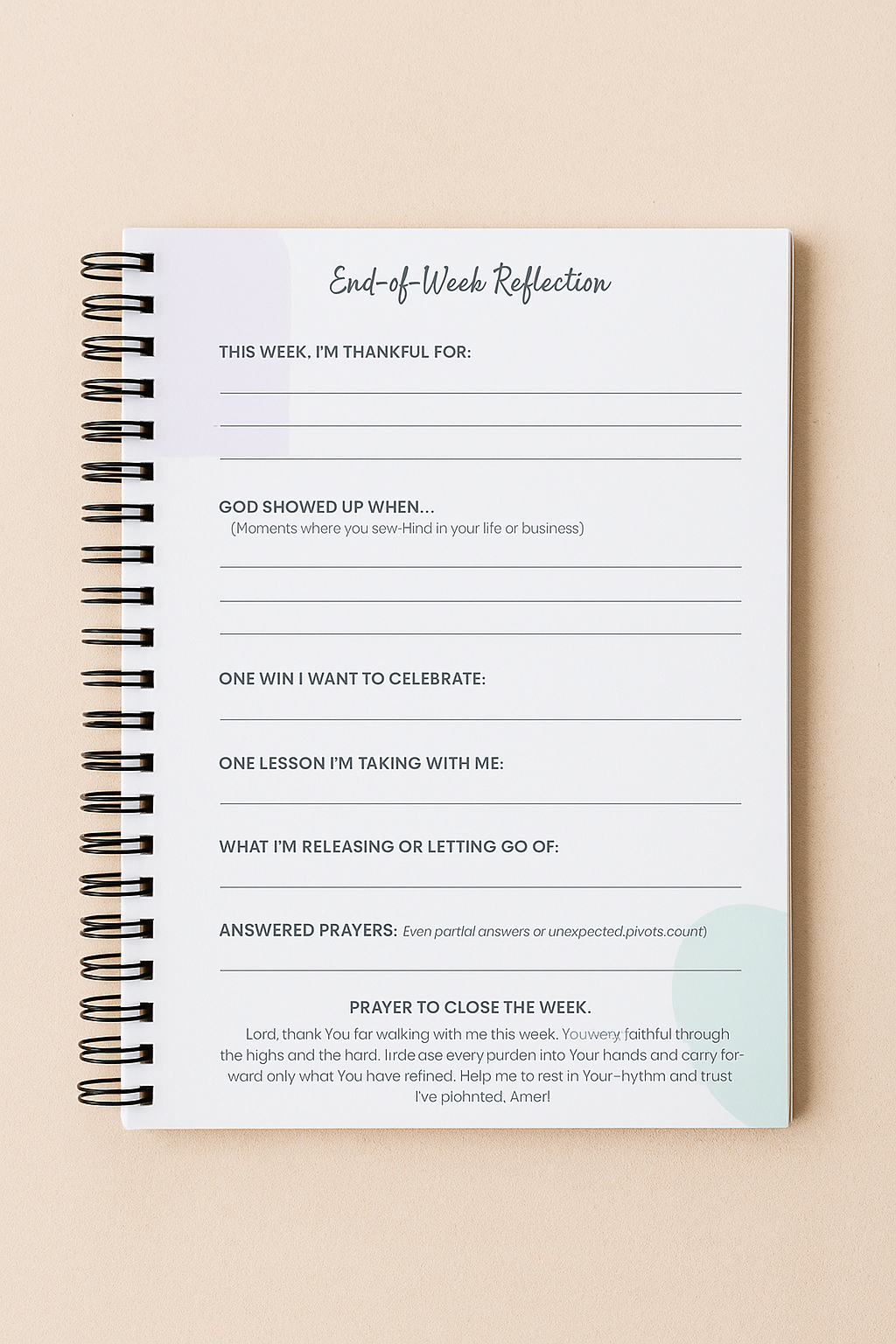 🔖 [PRE-ORDER] Faith-Fueled Bundle: Bible Study + Companion Journal (Spiral-Bound Set)