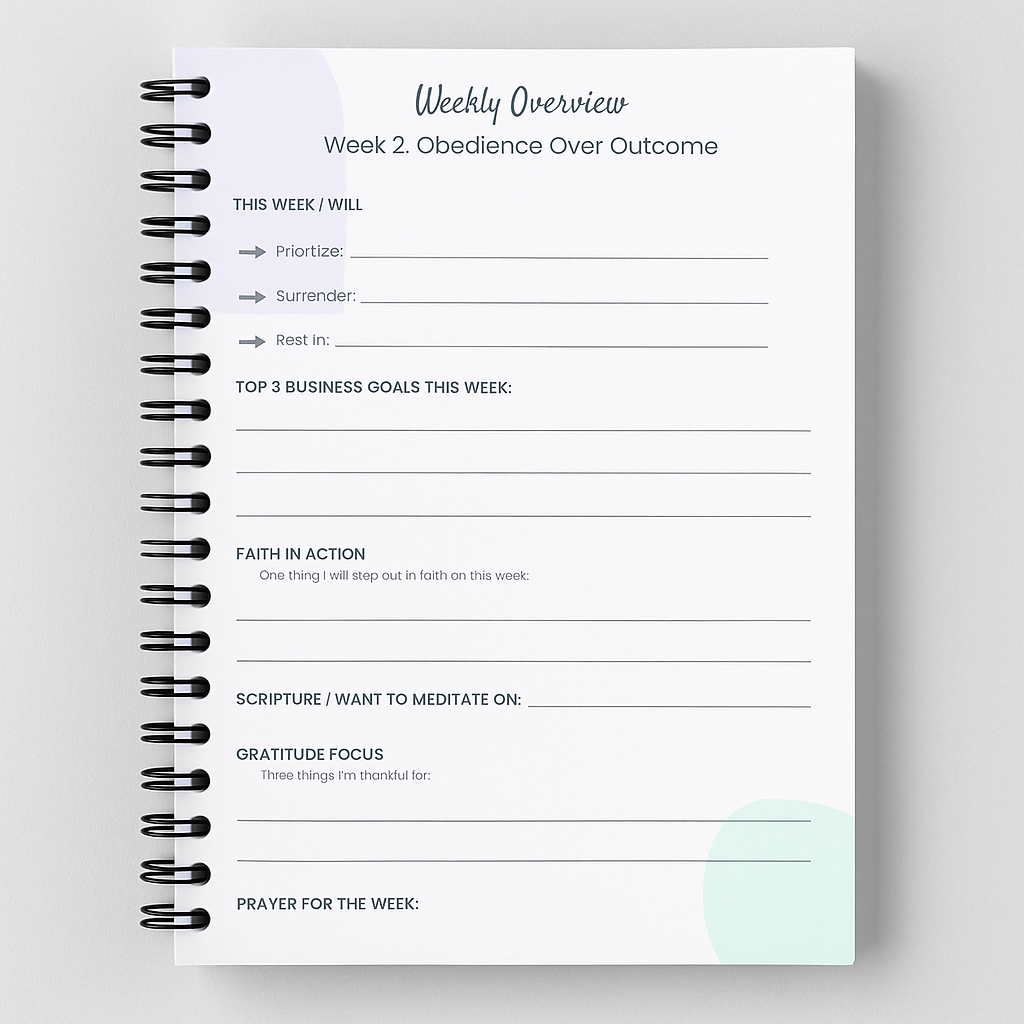 🔖 [PRE-ORDER] Faith-Fueled Bundle: Bible Study + Companion Journal (Spiral-Bound Set)
