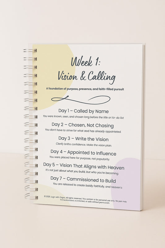 🔖 [PRE-ORDER] Align with Grace: 52-Week Bible Study for Faith-Fueled Women in Business (Spiral-Bound)
