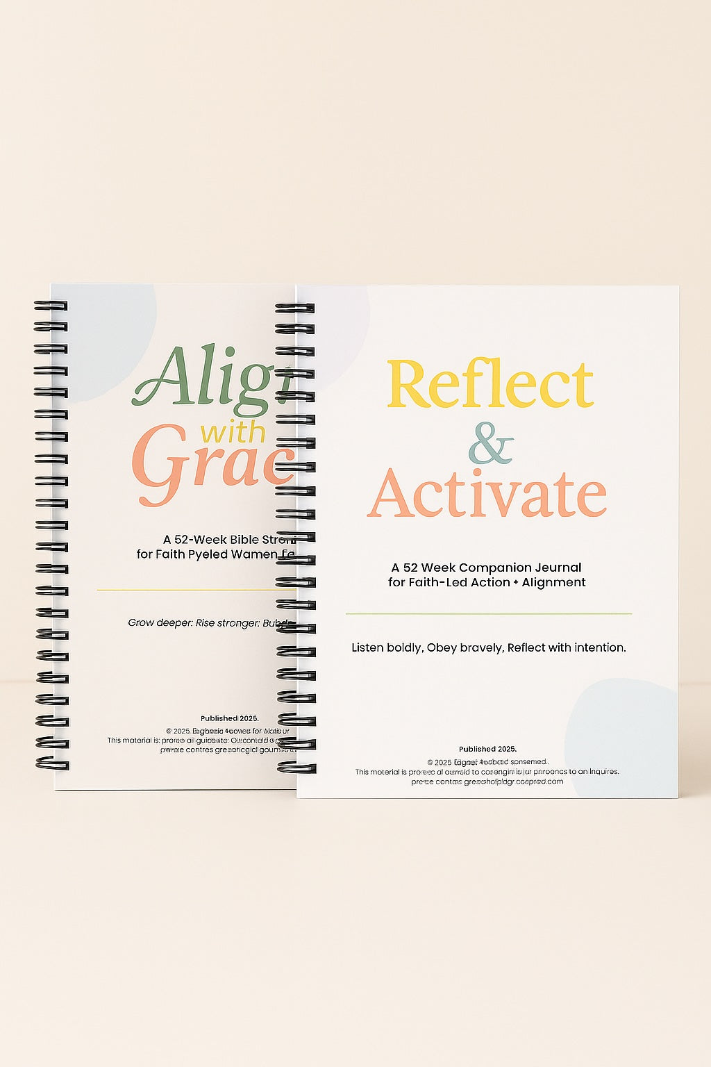 🔖 [PRE-ORDER] Faith-Fueled Bundle: Bible Study + Companion Journal (Spiral-Bound Set)