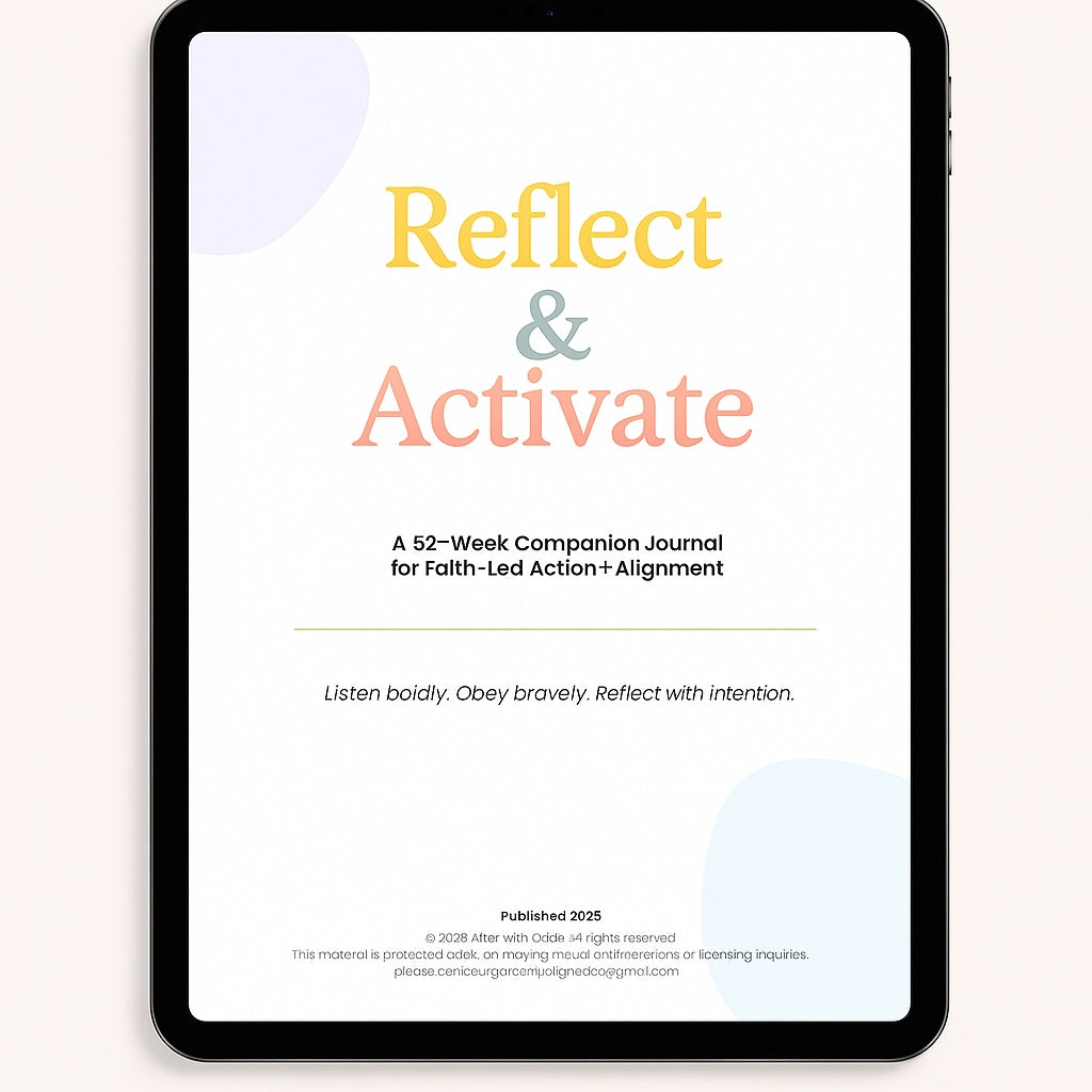 🔖 [PRE-ORDER] Reflect & Activate: 52-Week Companion Journal – DIGITAL PDF (Instant Download)